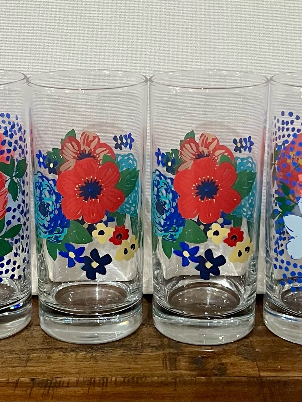 Pioneer Woman Floral Glassware (6)